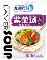 “九洲石蓝”牌紫菜汤63克酸辣味（6人份）